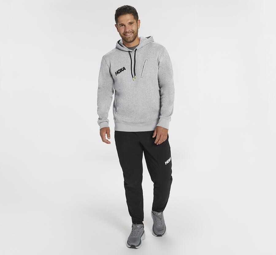 Hoka One One Hoodie Heren - Performance - Grijs - SE1407296